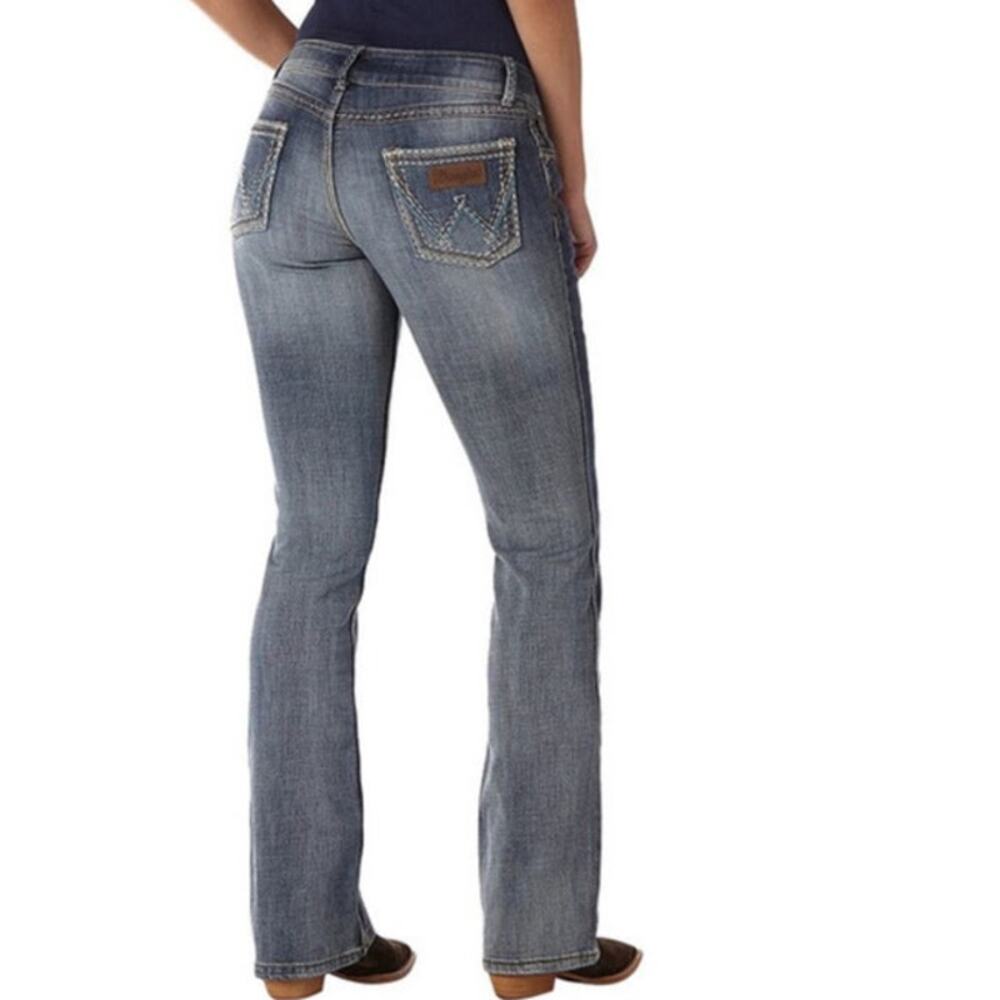Women’s Mid-Rise Bootcut Jeans - Blue